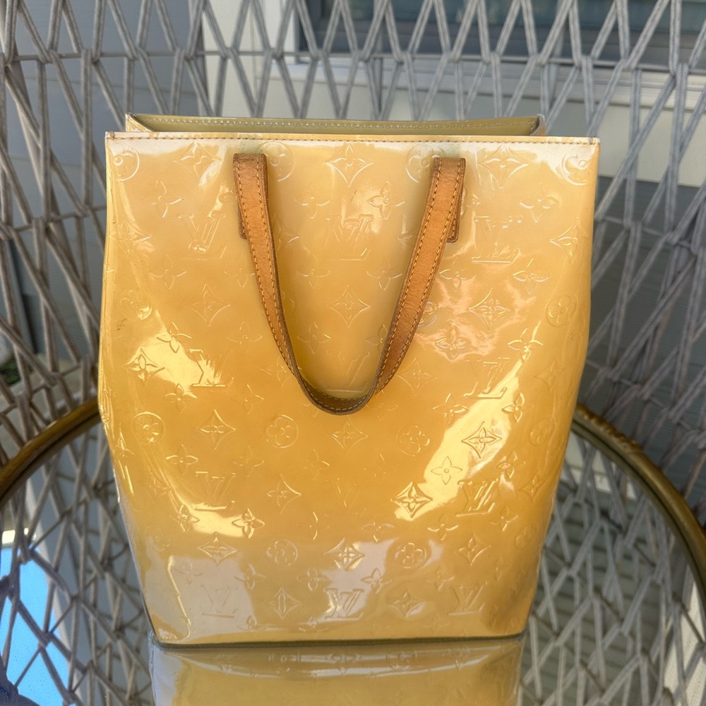 Yellow Vernis Tote